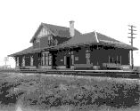 Gare du chemin de fer du Canadien Pacifique à Saint-Vincent-de-Paul en 1914